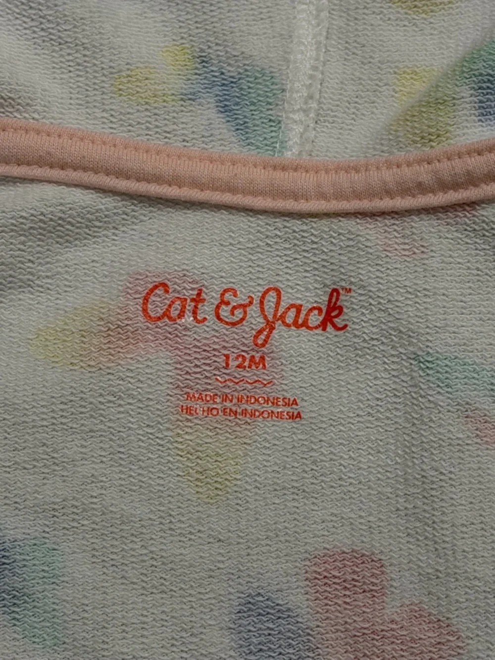 Cat & Jack Butterfly Zipper Hoodie - 12 M